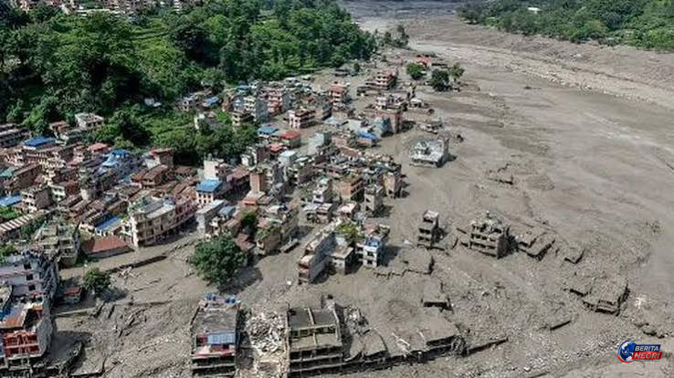Banjir Bandang dan Longsor Hantam Nepal-Tibet, Lebih dari 150 Tewas dan 384 Orang Masih Hilang