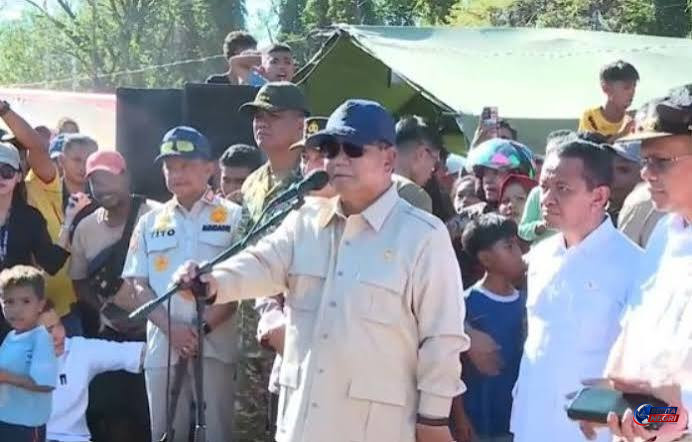 Prabowo Minta Tiap Daerah Punya Gudang Logistik, Soroti Gudang BPBD Kosong Saat Gempa NTT