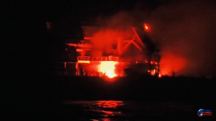 26 Kru KM Prima Sentosa Berhasil Dievakuasi usai Kapal Terbakar di Perairan Bengkulu