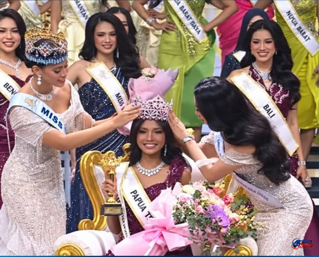 Alda Callista dari Papua Tengah Raih Mahkota Miss Indonesia 2026